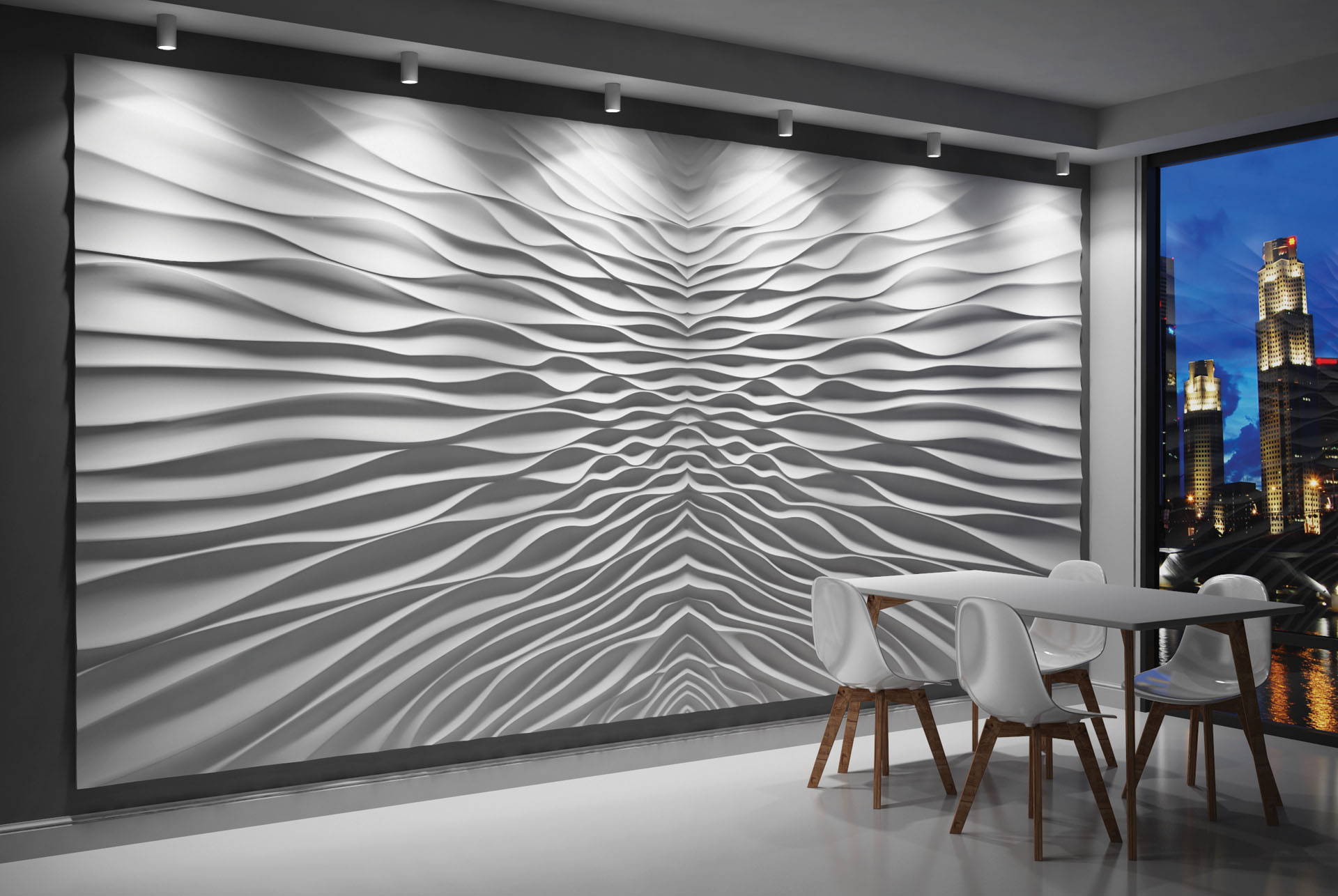 3D wall panel